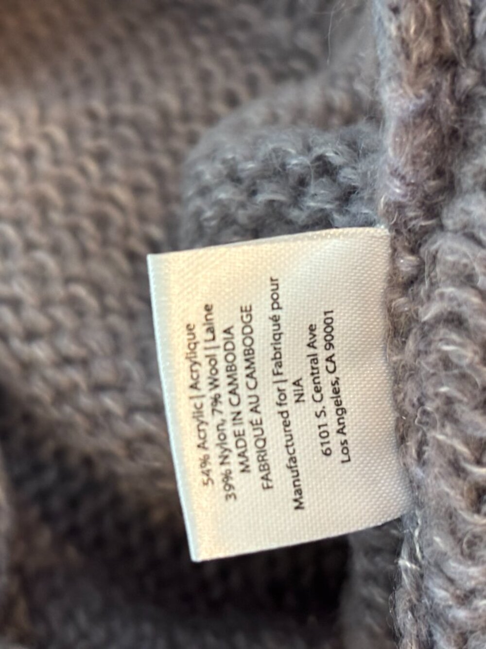 NIA "Ariana" Button-Front Cardigan — NWT — L/XL - Picture 7 of 7